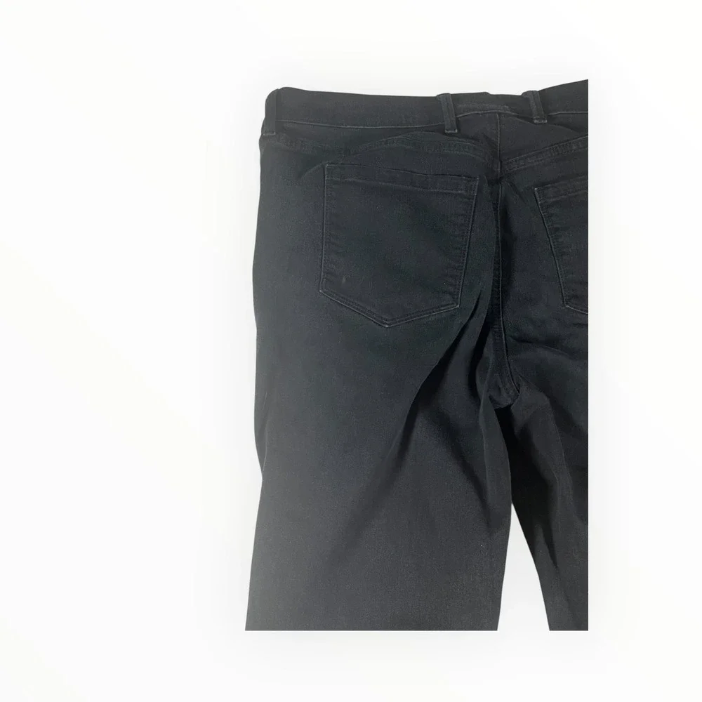 Eddie Bauer Women's Black Curvy Fit Straight Leg Jeans Size 14 - Picture 14 of 16